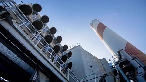 Alamy Climeworks' facility near Zurich, Switzerland, sells the CO2 it captures to nearby vegetable growers for their greenhouses (Credit: Alamy)