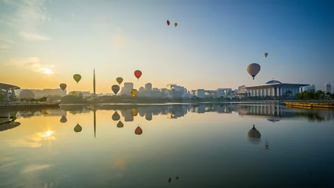 Fhaizal Mazlan/Getty Images Putrajaya is an eco-friendly oasis just outside of Kuala Lumpur (Credit: Fhaizal Mazlan/Getty Images)