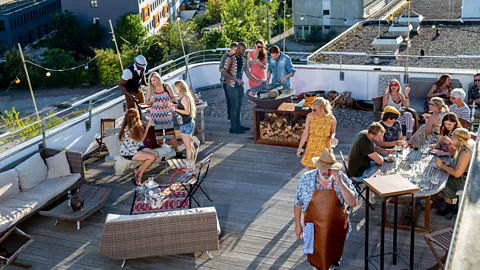 Getty Images Some employees who don't eagerly attend after-work events with the rest of a company's staff can find themselves at a disadvantage later on (Credit: Getty Images)