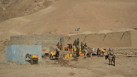 Getty Images In poor nations, such as Afghanistan, extreme weather caused by climate change adds to insecurities from conflict (Credit: Getty Images)