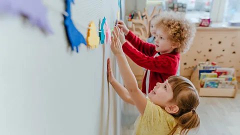 Getty Images On-site childcare could help workers get back into the workforce, keep more employees at their jobs and make employers more competitive for candidates (Credit: Getty Images)