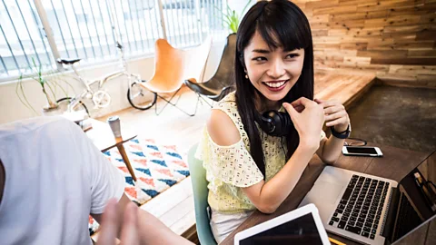 Getty Images Gen Zers just “want decent pay for doing work they enjoy, and the respect that allows them to have a life outside of their jobs” –  Kathleen Gerson (Credit: Getty Images)