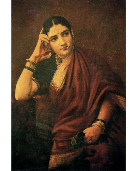 Wikimedia Commons Although Varma's techniques were influenced by European art, his subjects and themes were always Indian (Credit: Wikimedia Commons)