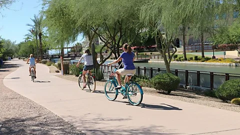 Salt River Project Many of the city's modern canals were constructed by retracing the Hohokam's handiwork (Credit: Salt River Project)