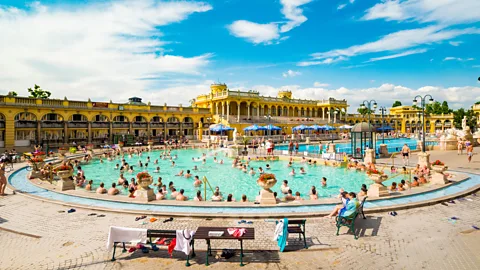 holgs/Getty images Water hospitals like Budapest's Lukács Thermal Bath are credited with curing a variety of skin conditions (Credit: holgs/Getty images)
