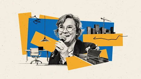 Klawe Rzeczy Valérie Busser-Touchon, chief impact officer of EcoVadis, talks to the BBC about building sustainable companies now and in the future (Credit: Klawe Rzeczy)