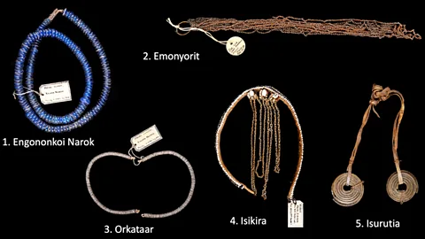 Pitt Rivers Museum, University of Oxford The Pitt Rivers Museum returned five items of jewellery to the descendants of those they were taken from (Credit: Pitt Rivers Museum, University of Oxford)