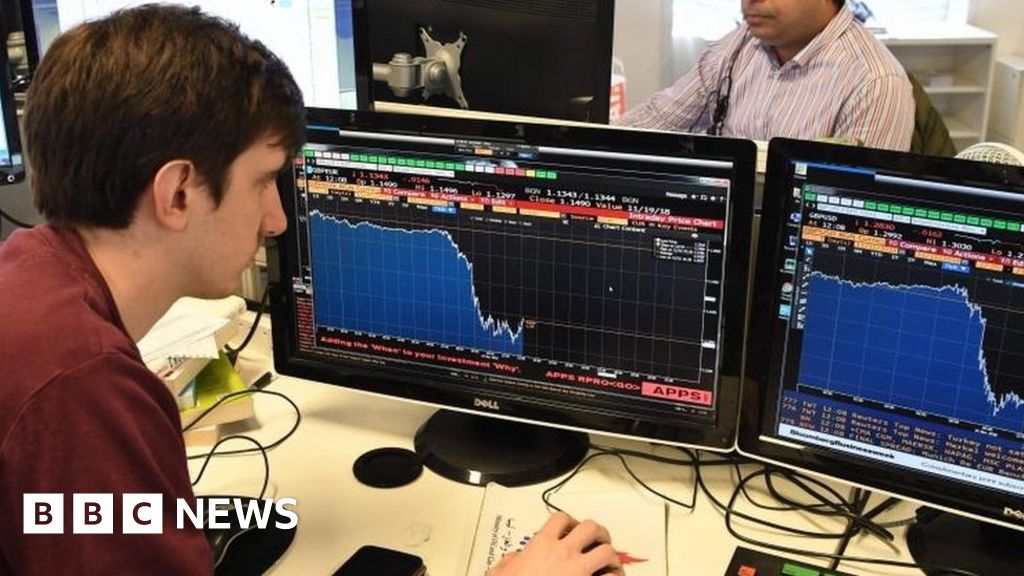 Pound and UK shares hit by Brexit turmoil Pound and UK shares hit by Brexit turmoil