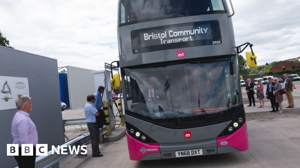 Bristol biomethane gas-powered bus refuelling station opens