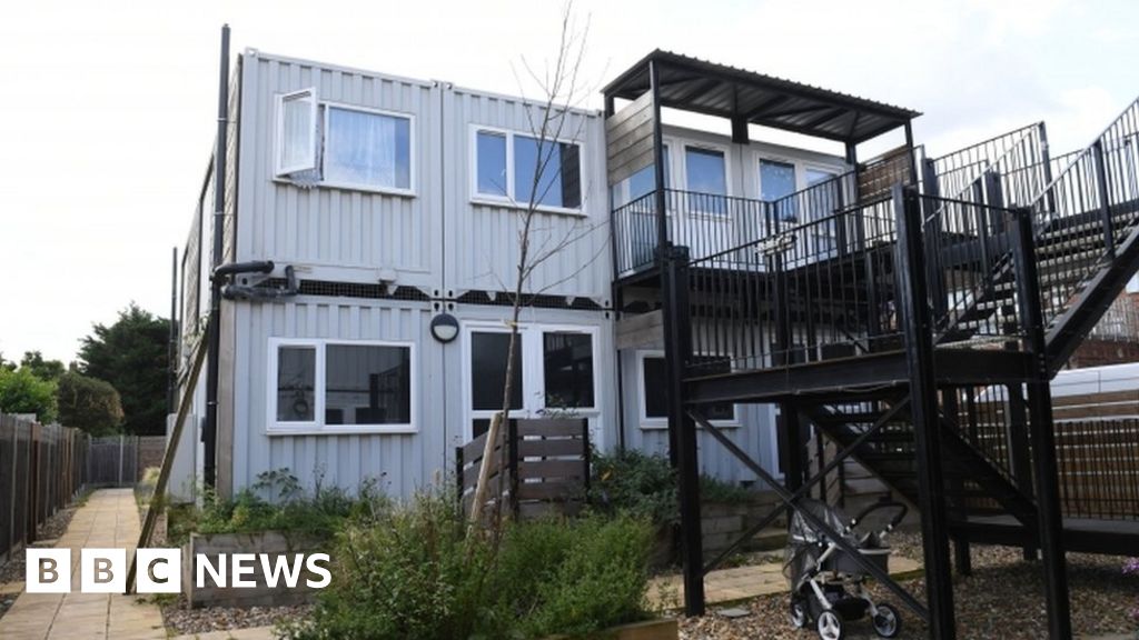 Shipping containers used to house homeless children