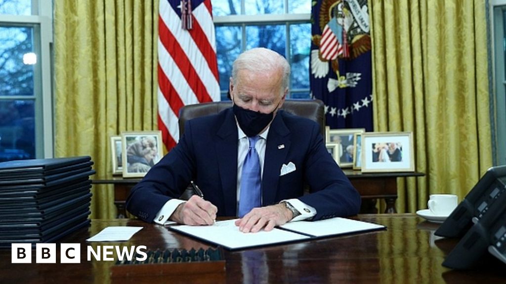 Biden sets to work on reversing Trump policies with executive orders