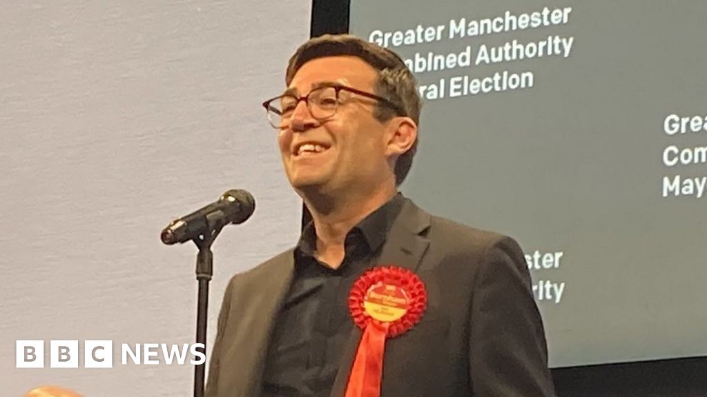 Andy Burnham re-elected as Greater Manchester mayor