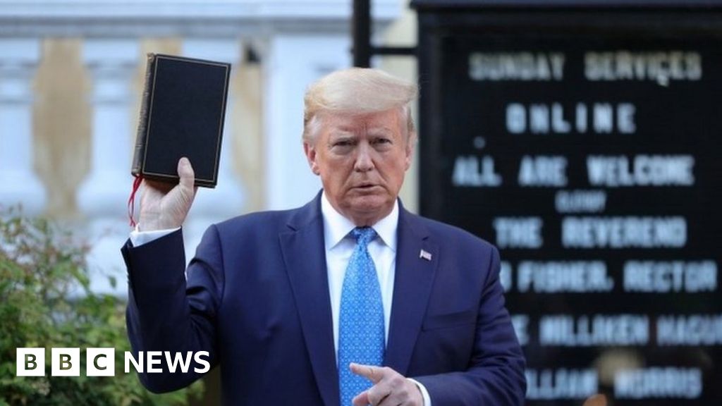 Protest wasn’t cleared for Trump photo op Protest wasn’t cleared for Trump photo op