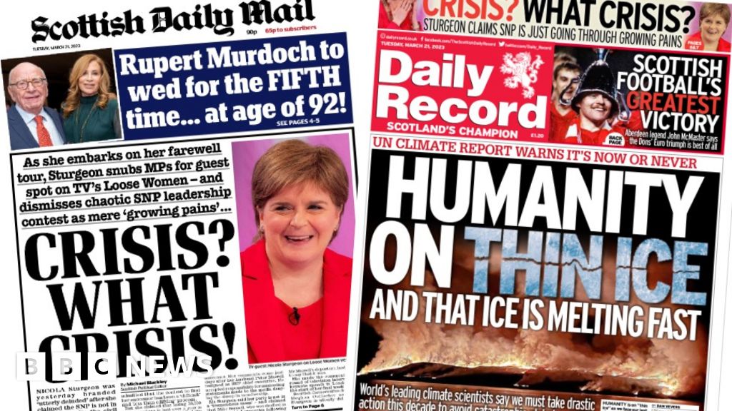 Sturgeon denies SNP crisis and humanity on thin ice