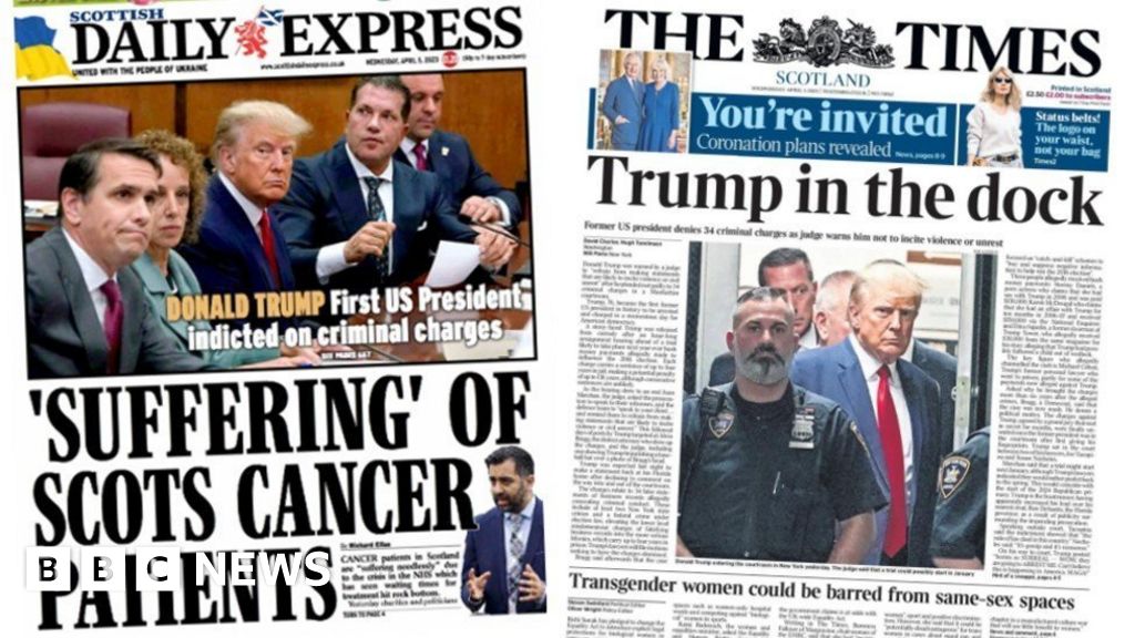 Cancer waiting times ‘shameful’ and Trump in court