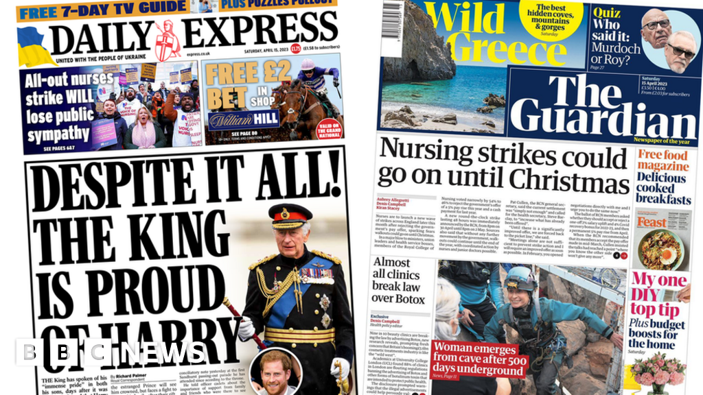‘King proud of Harry’ and nurses’ strike reaction
