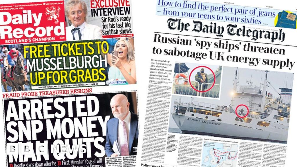 SNP ‘money man’ quits and Russian spy ship threat