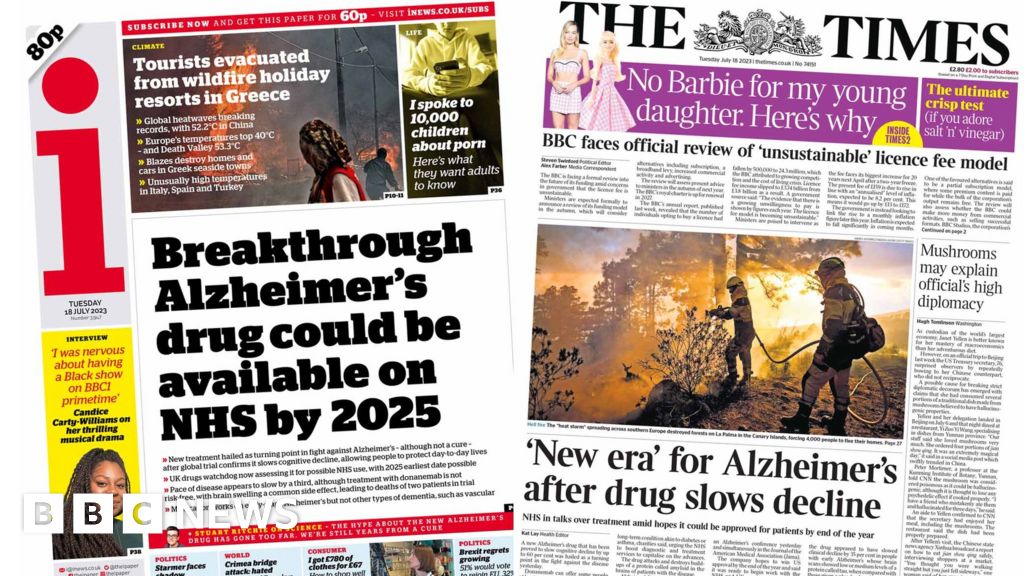‘Breakthrough Alzheimer’s drug’ and Greek wildfires