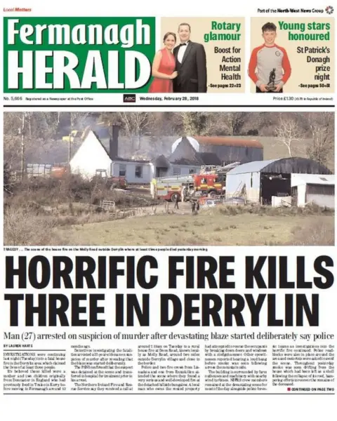 Fermanagh Herald Front page of the Fermanagh Herald