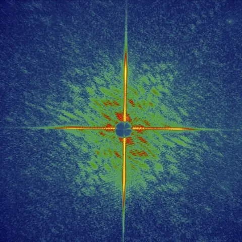 DESY 2006 Diffraction pattern