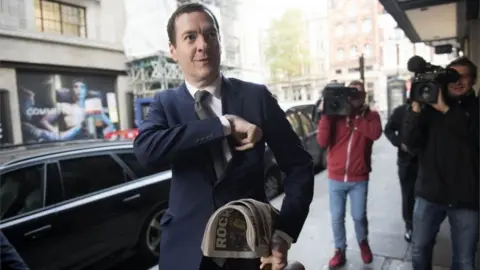 PA George Osborne was a surprise appointment at Evening Standard, and initially said he would continue as an MP