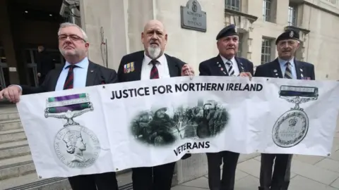PA Northern Ireland veterans protest