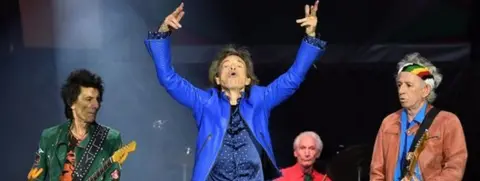 Getty Images The Rolling Stones performing in Cardiff, Wales, this year