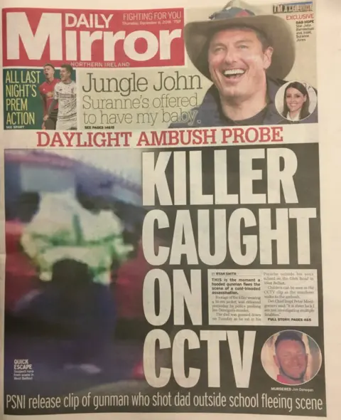BBC front page daily mirror, Thursday 6 December 2018
