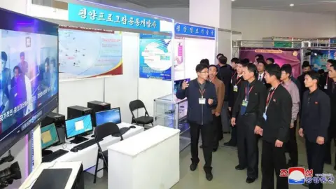 KCNA North Korea held a technology exhibition in Pyongyang in November