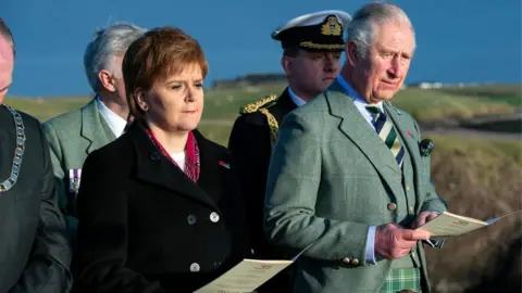 Lenny Warren Nicola Sturgeon and Prince Charles