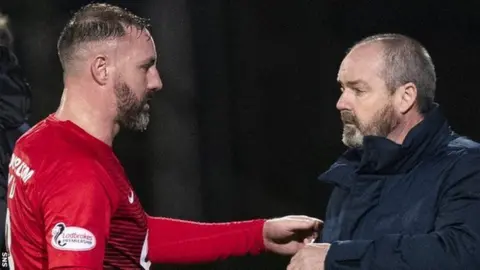 SNS Kris Boyd and Steve Clarke