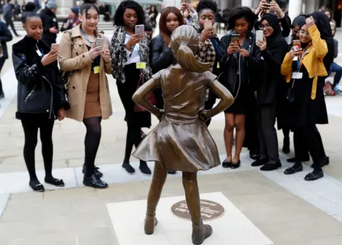 Reuters Fearless Girl statue