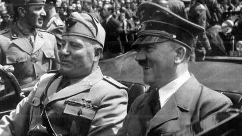 Universal History Archive Hitler with Benito Mussolini