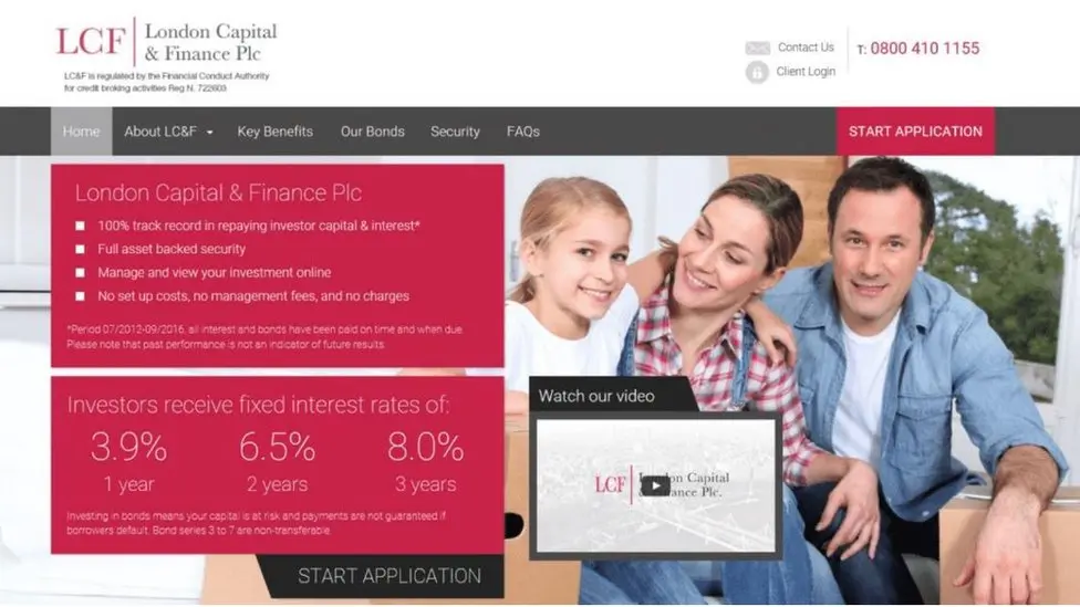 LCF website LCF promotional material