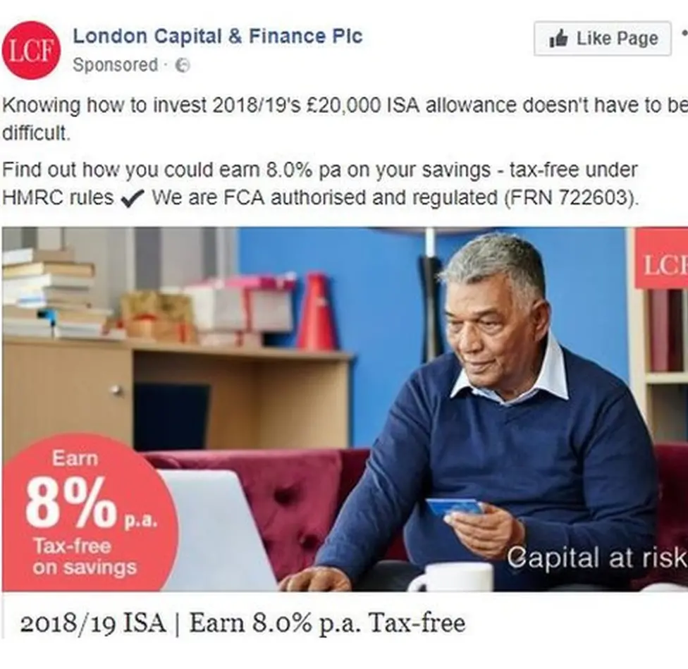 Facebook LCF promotional material