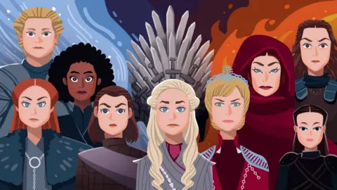DAVIES SURYA/BBC The women of Ice and Fire