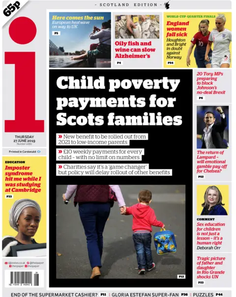 I newspaper The I newspaper