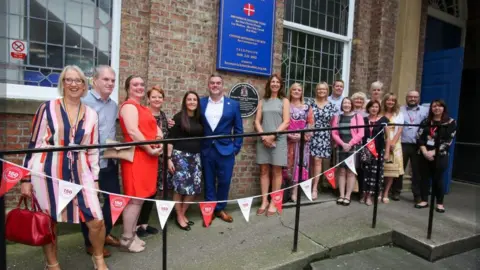 Action For Children Plaque unveiling