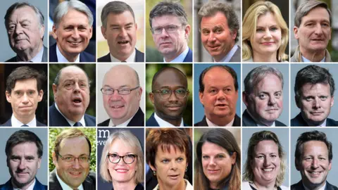 PA The 21 Conservative MPs who rebelled against the party in Tuesday night's vote on blocking a no-deal Brexit