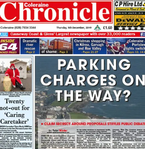 Coleraine Chronicle Coleraine Chronicle front page