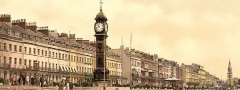 Getty Images Weymouth's clock tower, circa 1900