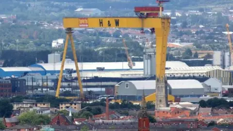 AFP/GETTY Harland and Wolff crane
