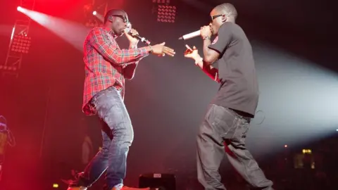 Getty Images Tinie Tempah and Tinchy Stryder
