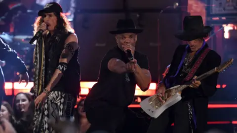 AFT/Getty Aerosmith and Run DMC