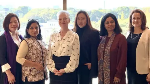 30% club Ann Cairns (third from left)