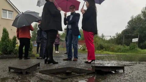 BBC Adrian Dunbar drains