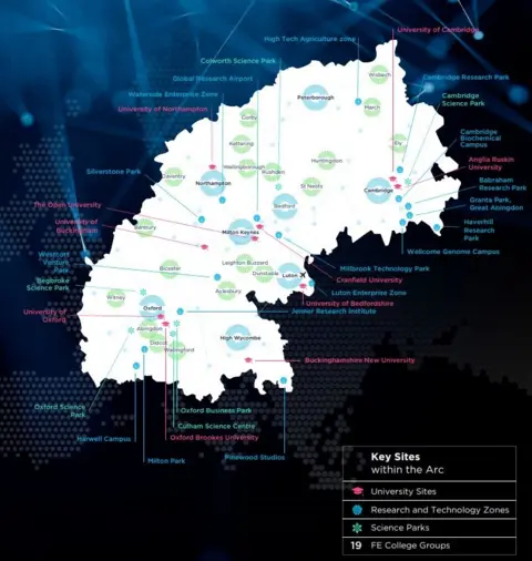Oxford-Cambridge Arc  The Oxford-Cambridge Arc