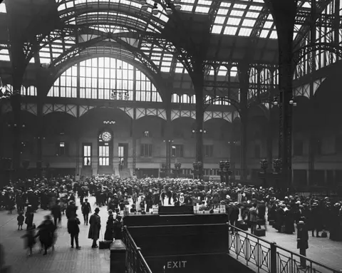Getty Images Penn Station in 1910, the year it was built