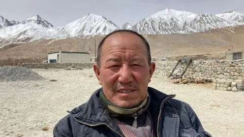 Anbarasan/BBC A photo of Nawang Dorjay