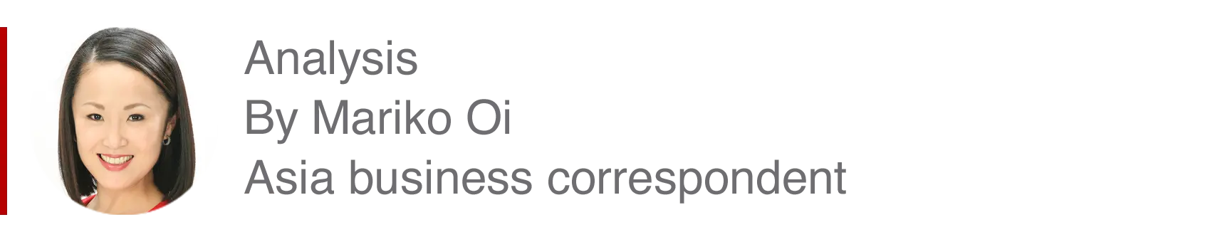 Analysis box by Mariko Oi, Asia business correspondent